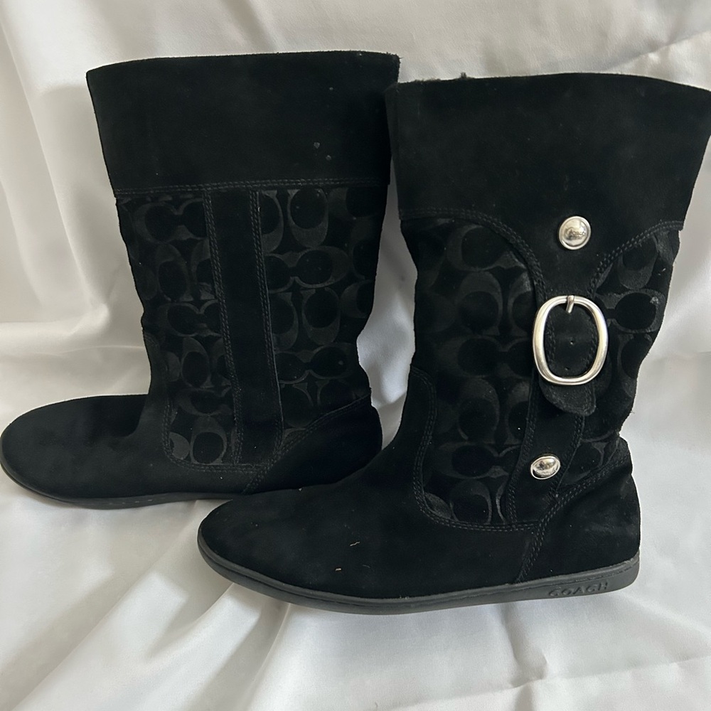Coach Suede Boots sz 8